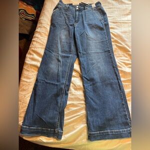 NWT Judy Blue Bella High-Rise Wide Leg Denim